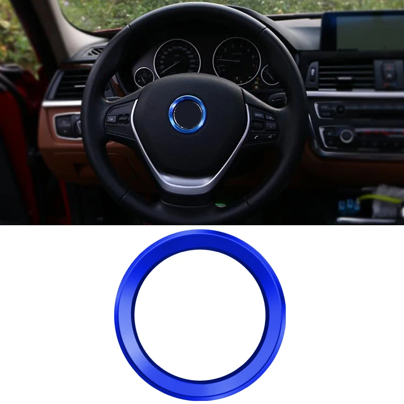 

1pcs Color My Life Car Styling Decoration Ring Steering Wheel Circle Sticker For BMW M3 M5 E36 E46 E60 E90 E92 X1 F48 X3 X5 X6