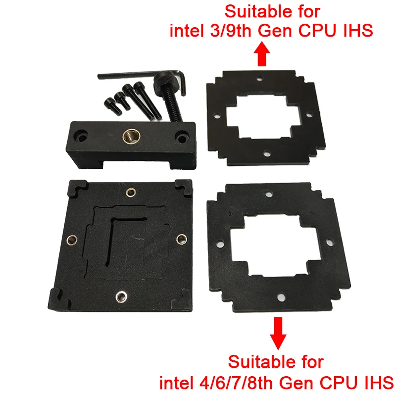 Инструмент cpu Relid верхняя крышка cpu охлаждающий теплоотвод приспособление уплотнение закрыть инструмент для Intel 3700K 4790K 6700K 7700K 8700K 9900K LGA 115x