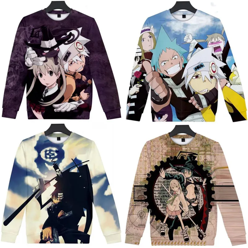 Anime Soul Eater MAKA ALBARN sudaderas 3D Sudadera con capucha Cosplay