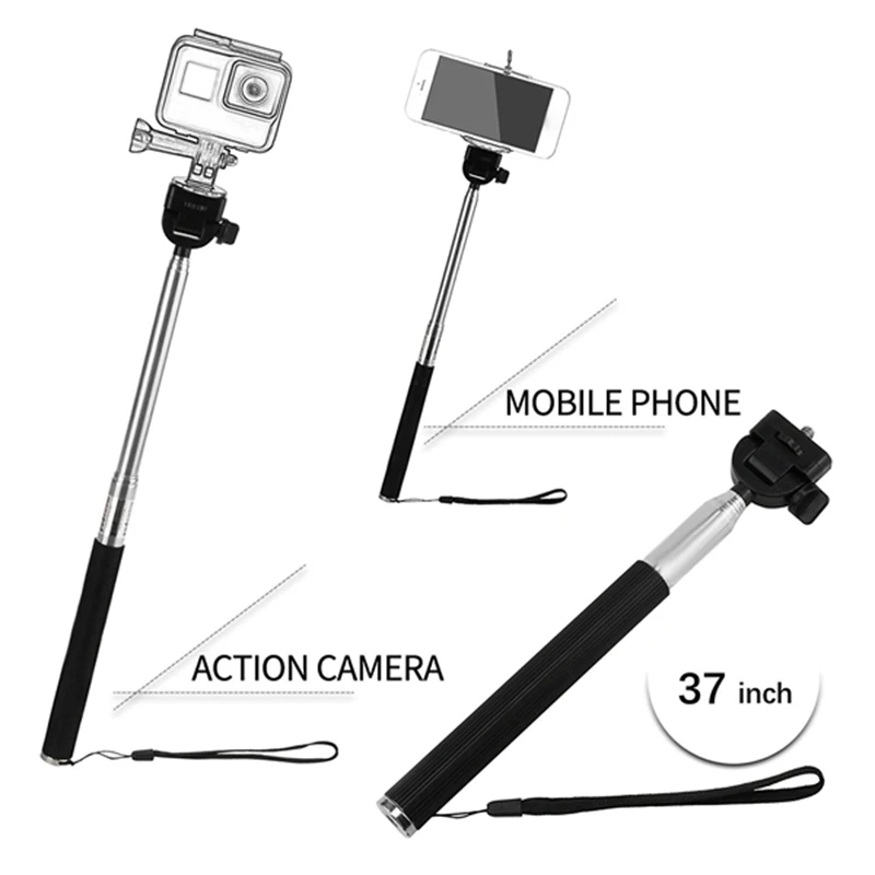 Действий Камера комплект аксессуаров для GoPro Hero 7 Hero() 6/5/4 Hero Session SJCAM SJ4000 SJ5000 SJ6000 AKASO EK7000 Apeman A70 APEMAN