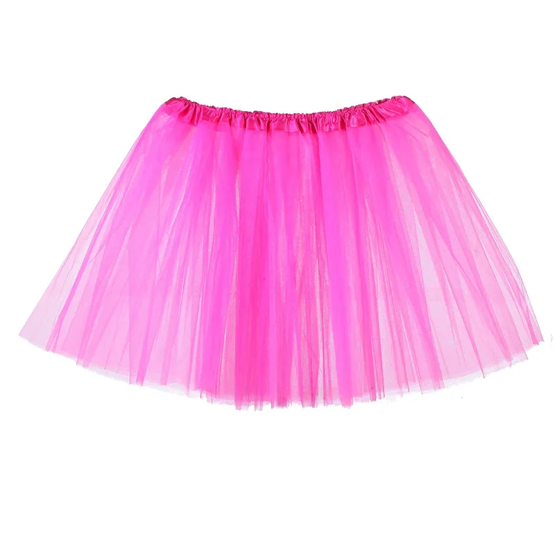 Модная женская фатиновая мини-юбка-пачка из органзы, 3 слоя, вечерние юбка, Нижняя юбка Z3 - Цвет: E