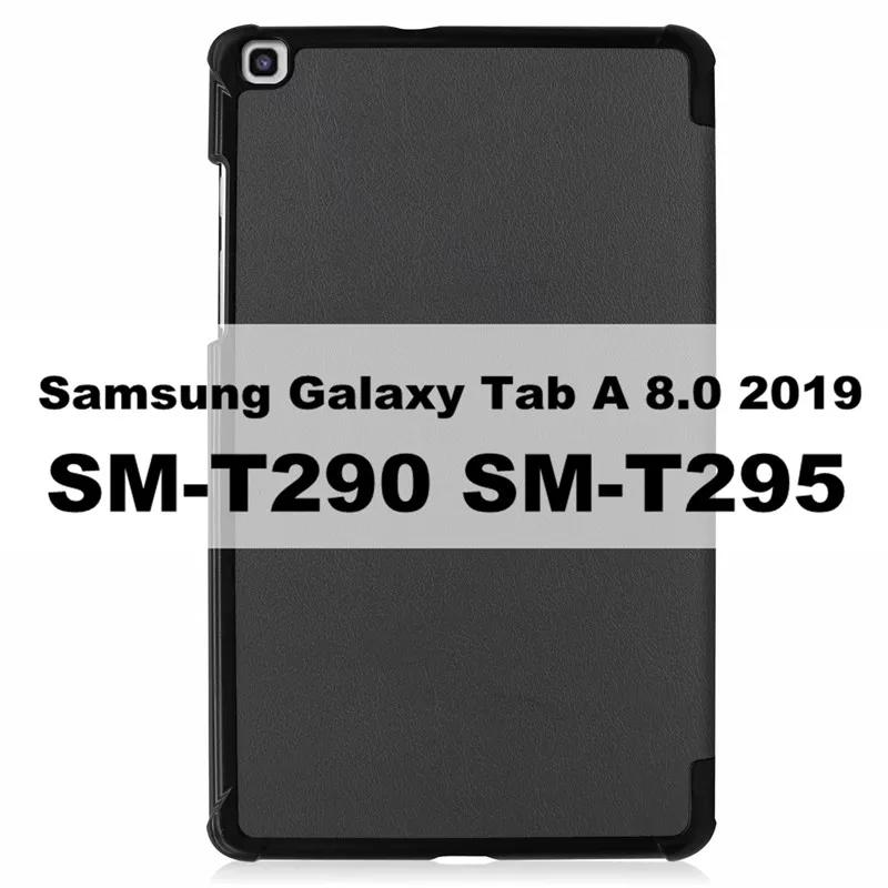 3-в сложенном виде чехол для samsung Galaxy Tab A8 с Стилус S-Pen 8," Магнитная Крышка для samsung SM-P200 SM-P205 SM-T290 SM-T295 Fundas - Цвет: A8 NO S Pen