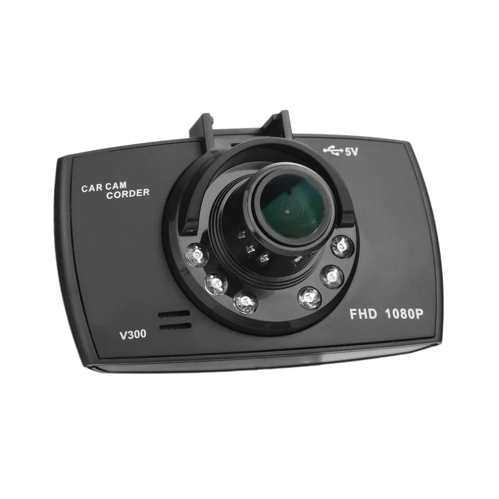 V300 Full HD 1280*1080P 2,4 дюймов TFT ЖК-дисплей Автомобильный видеорегистратор 140 градусов широкоугольный регистратор g-сенсор обнаружения движения