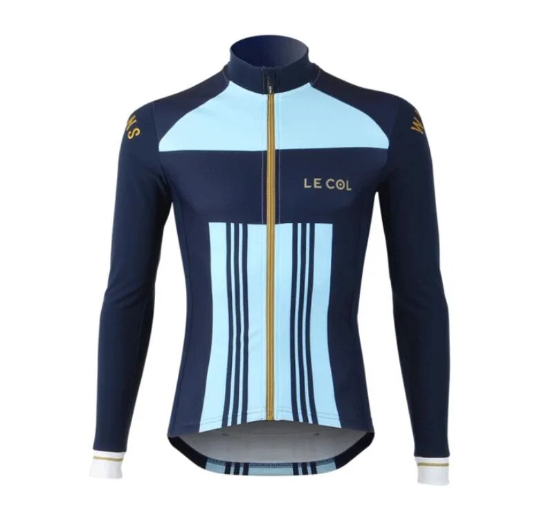 Pro Spring autumn Cycling Jersey Long Sleeve lightweight Pro fit bicycle jerseys mtb bike clothes Maillot ciclismo hombre - Цвет: pic color
