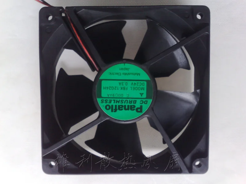 

1PCS NEW FBK-12G24H 24V 0.3A 12038 12CM Motor protection cooling fan Original