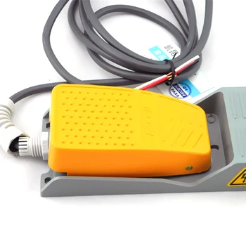 

1pcs Metal Foot Pedal Switch Self-return 1NO1NC Aluminium Alloy with Supporting Platform