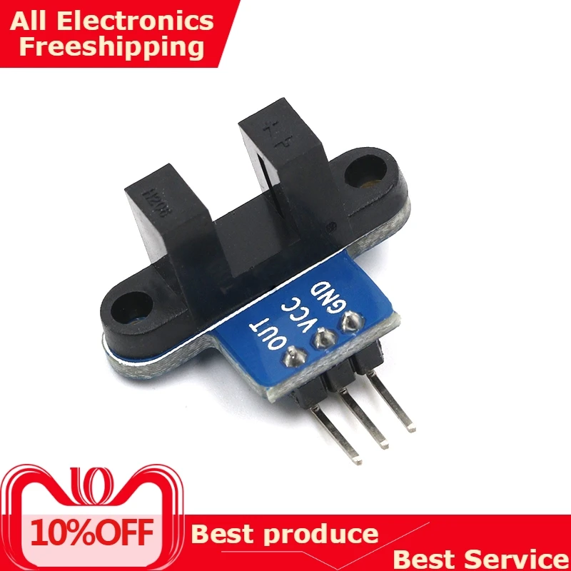 

IR Infrared Slotted Optical Speed Measuring Sensor Detection Optocoupler Module For Motor Test
