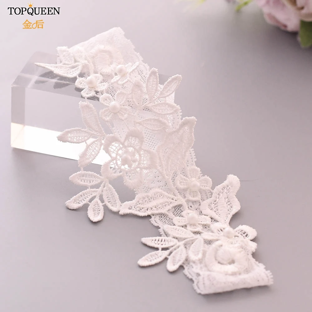 Wedding Garters Lace Embroidery Floral Sexy Garters for Women/Bride Thigh Ring Bridal Leg Garter Bridal Garter TH25