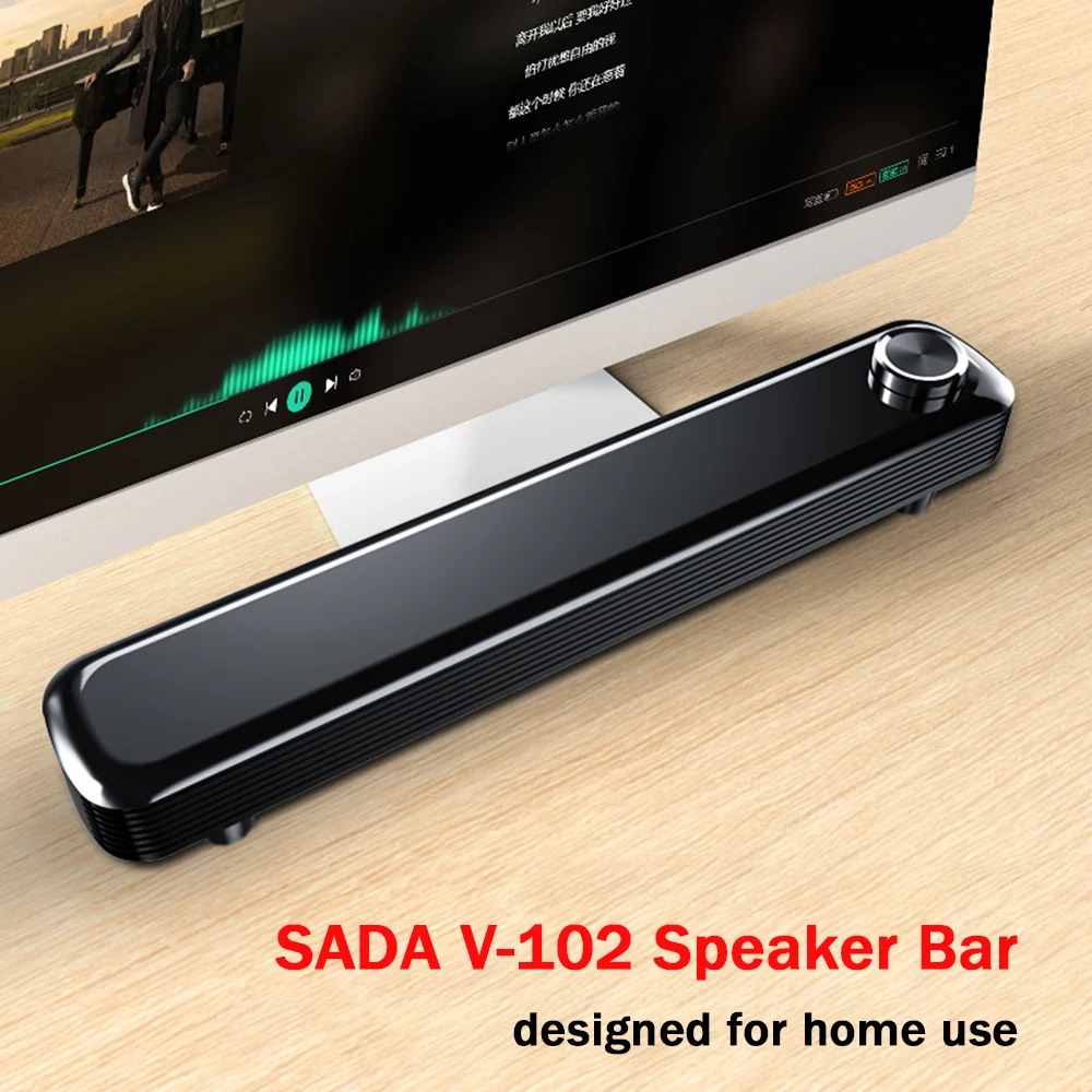 SADA V102 Kabel Speaker Bar Komputer 