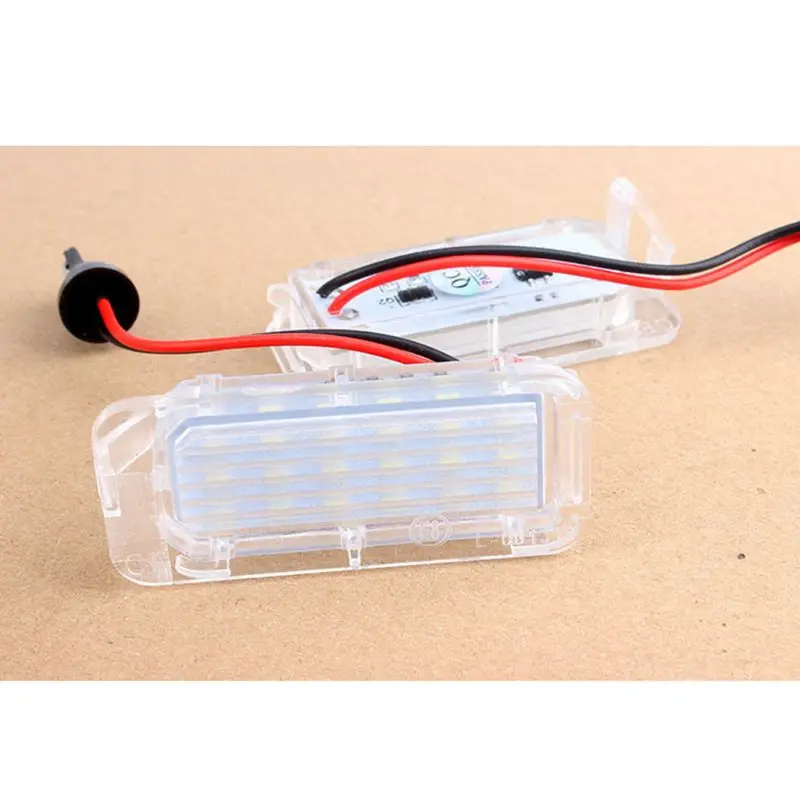 2pcs белый Canbus 12v Светодиодный светильник номерного знака для фокуса 5D/Fiesta/Mondeo MK4/C-Max MK2/S-Max/Kuga/Galaxy