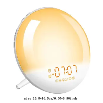 

Children's Alarm Clock Daylight Sunrise/Sunset Function Adult Sleep Aid Machine