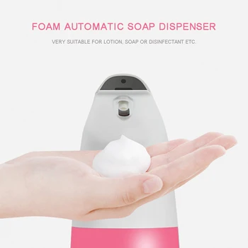 

400ml Automatic Sensor Foam Soap Touchless Bathroom Dispenser Smart Sensor Liquid Soap Dispenser for Kitchen Hand Free Automatic