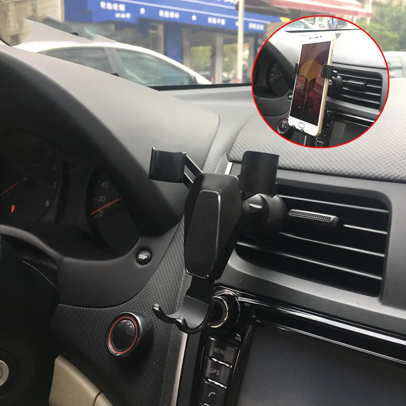Гравитационный Автомобильный держатель для телефона, автомобильный держатель для телефона, органайзер, 360 градусов, gps, крепление на вентиляционное отверстие, Автомобильный кронштейн, автомобильные аксессуары