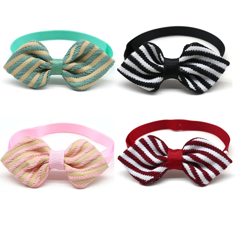 100pcs Pet Bowtie Small Dog Wedding Accessories Popular Cute Cat Pet Dog Pupp Bow Ties Collar Pet Dog Grooming Products