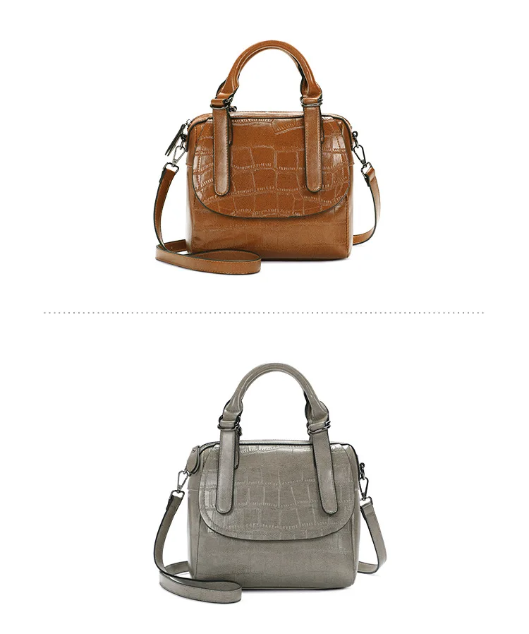 New Women's Bag Crocodile Pattern Female Shoulder Bag Shoulder Diagonal Bag, Shoulder Bag Shoulder Bag