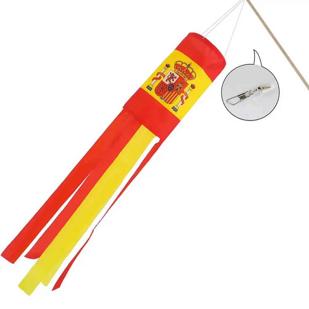 Флаг страны Windsock погода и выцветание устойчивые украшения Windsock яркие цвета