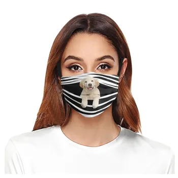 

Dog Print Masks General Dogs Prints Breathable Washable Mask Face Cover Filter Can Be Placed Reusable mascarilla reutilizable
