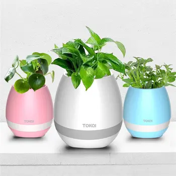 

Creative Smart Music Vase Creative Touch Sensing Indoor Green Potted Plant Wireless Music Flower Pot