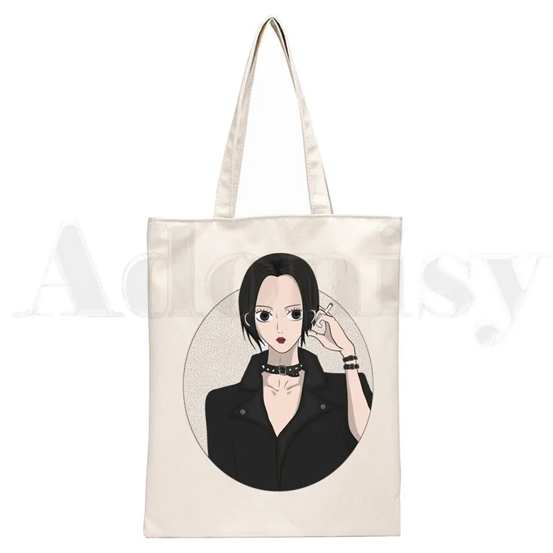 Nana Anime Japanese Harajuku Manga Ren Honjo Handbags Shoulder Bags Casual Shopping Girls Handbag Women Elegant Canvas Bag