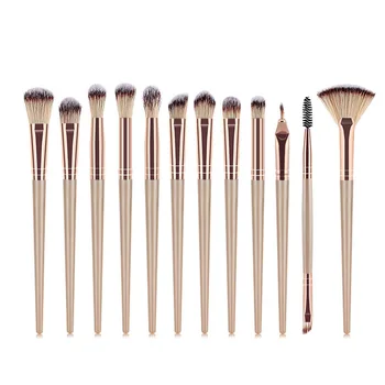 

Professional 12pcs/lot Makeup Brushes Set Eyeshadow Blending Eyeliner Eyelash Eyebrow Brush Blush Brush Foundation Brush
