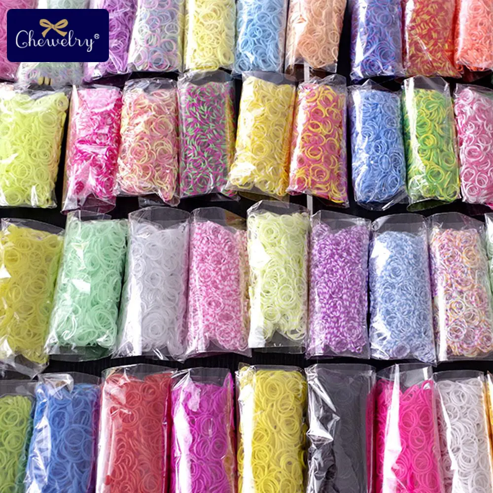

9000pc DIY Toys Rubber Loom Bands Set Kid DIY Bracelet Silicone Rubber Bands Elastic Rainbow Weave Loom Bands Toy Children Goods