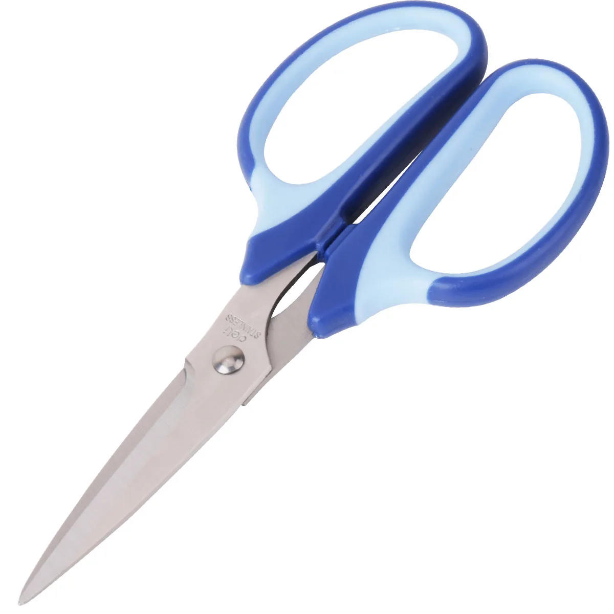 Deli 6001 Scissors Household Stainless Steel 190 Size Big Scissors High Quality Polishing Margin Sharp Office Use Scissors