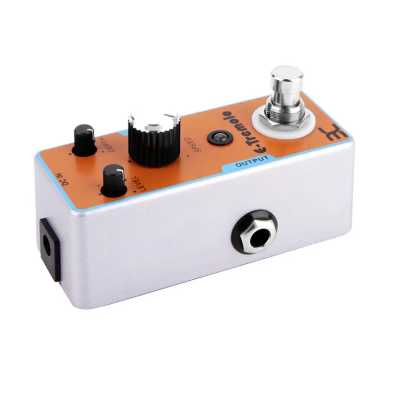 EX New T-Cube педаль E-Tremolo гитарные педали эффектов TC-43 металлический корпус+ Бесплатный разъем