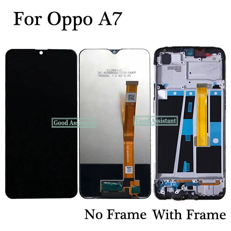 Оригинальный черный 6 2 дюймов Новый ЖК дисплей для Oppo A7 AX7 сенсорный экран