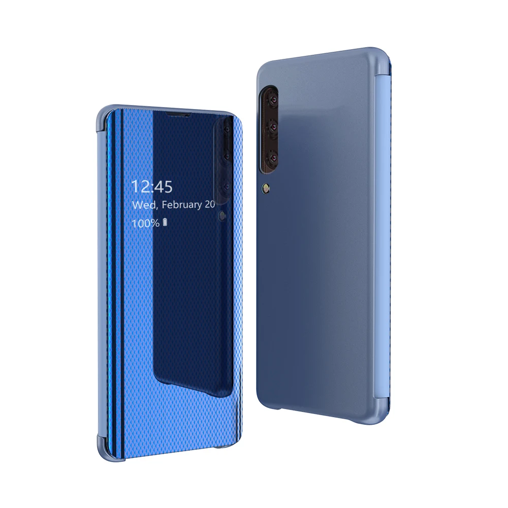 Умный зеркальный чехол с окошком для экрана флип чехол для samsung Galaxy S10 S9 S8 Plus Note 9 8 10 A10 A20 A30 A40 A50 A70 A7 кожаный чехол