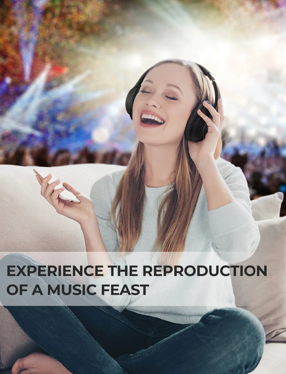 Mpow H7 Pro Wireless Bluetooth 5.0 Headphone Hi-Fi Stereo Sounds Support Rapid Charge 20H Playtime For iPhone 11 Huawei P30 Lite (2)