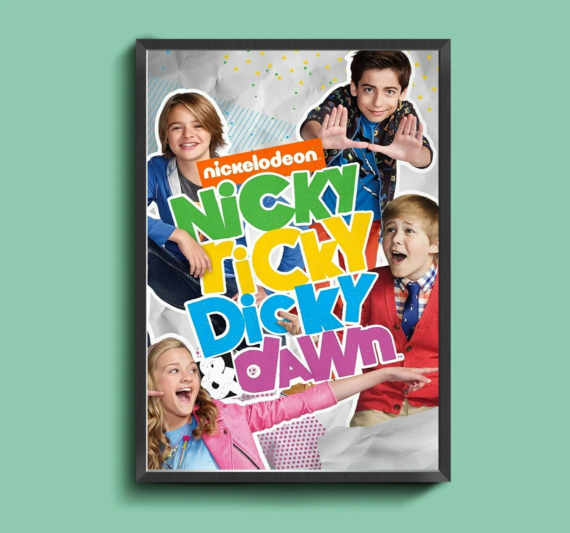 

Nicky, Ricky, Dicky & Dawn Movie Poster Home Wall Painting Decoration (No Frame)