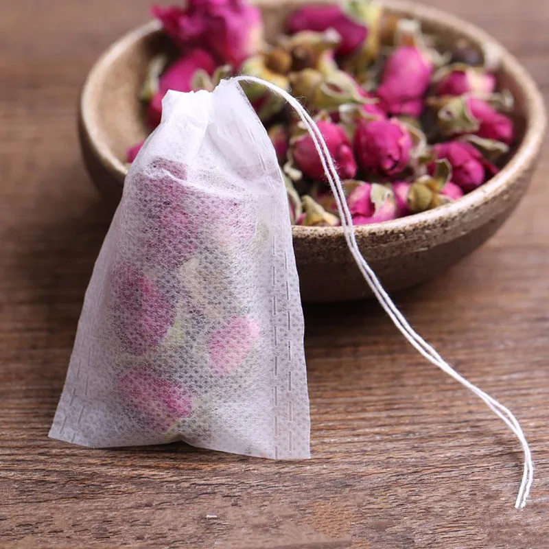 

Small Number 5*7 Drawstring Wood Pulp Bag Professional Customization Various Specifications Tea Bag Powder Bag Tea Bags