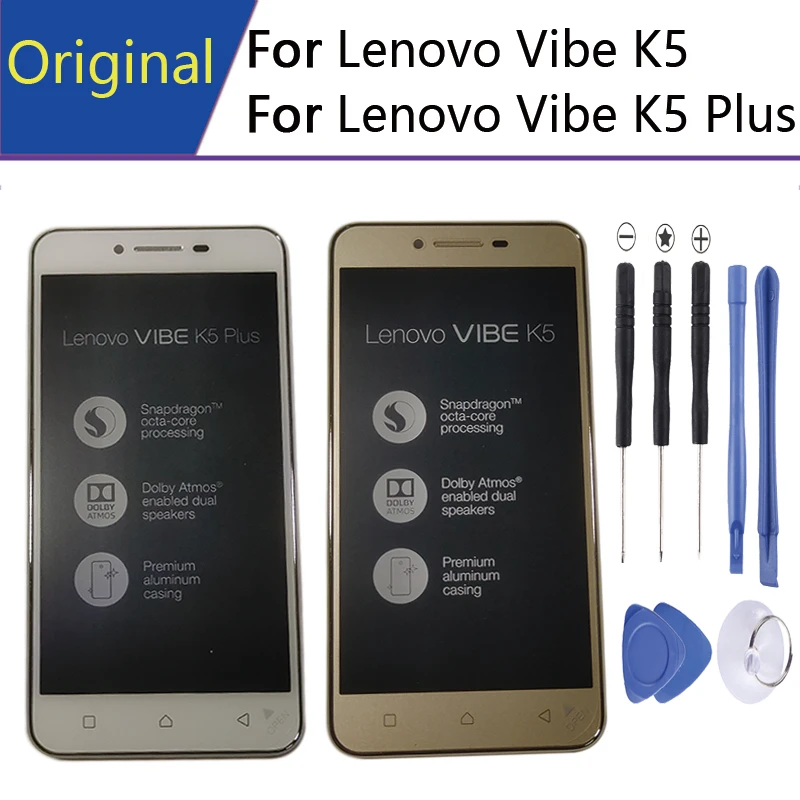 Оригинальный дисплей для lenovo vibe k5 A6020A40 A6020a41 pantalla plus LCD A6020a46 A6020136 A6020137 сенсорный