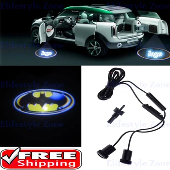 

2 x Batman Car LED Laser Logo Lights Door Welcome Ghost Shadow Projector Door Courtesy Lights for All the Car Models