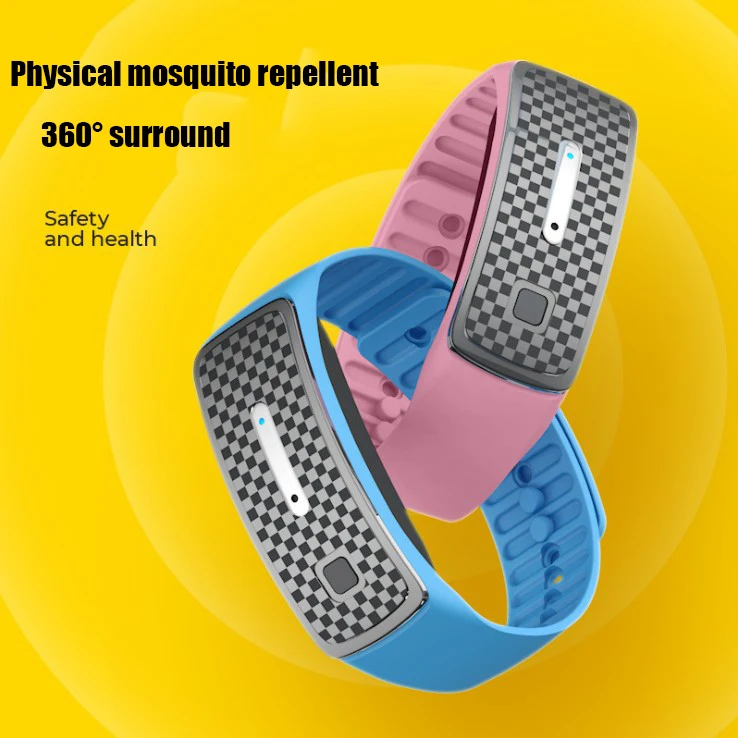 Portable Ultrasonic Mosquito Repellent Bracelet Natural Pest Insect Bugs Anti Mosquito Insect Bracelet Ultrasound Kids Adult