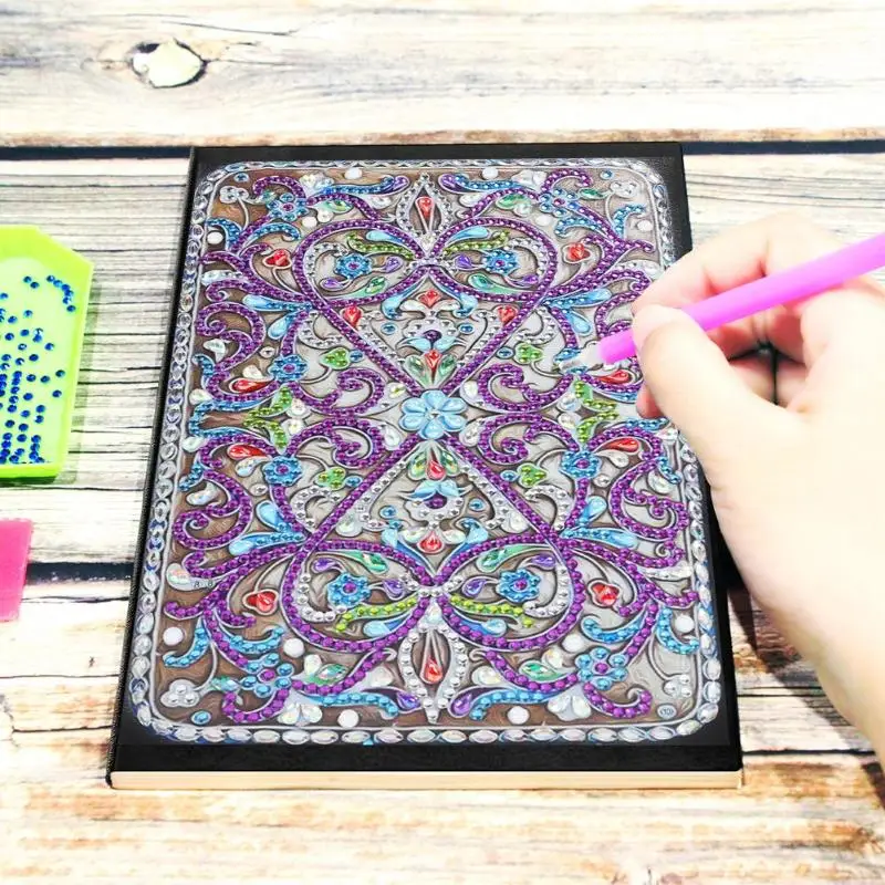 DIY мандала специальный блокнот смола алмаз индивидуальная форма алмазная