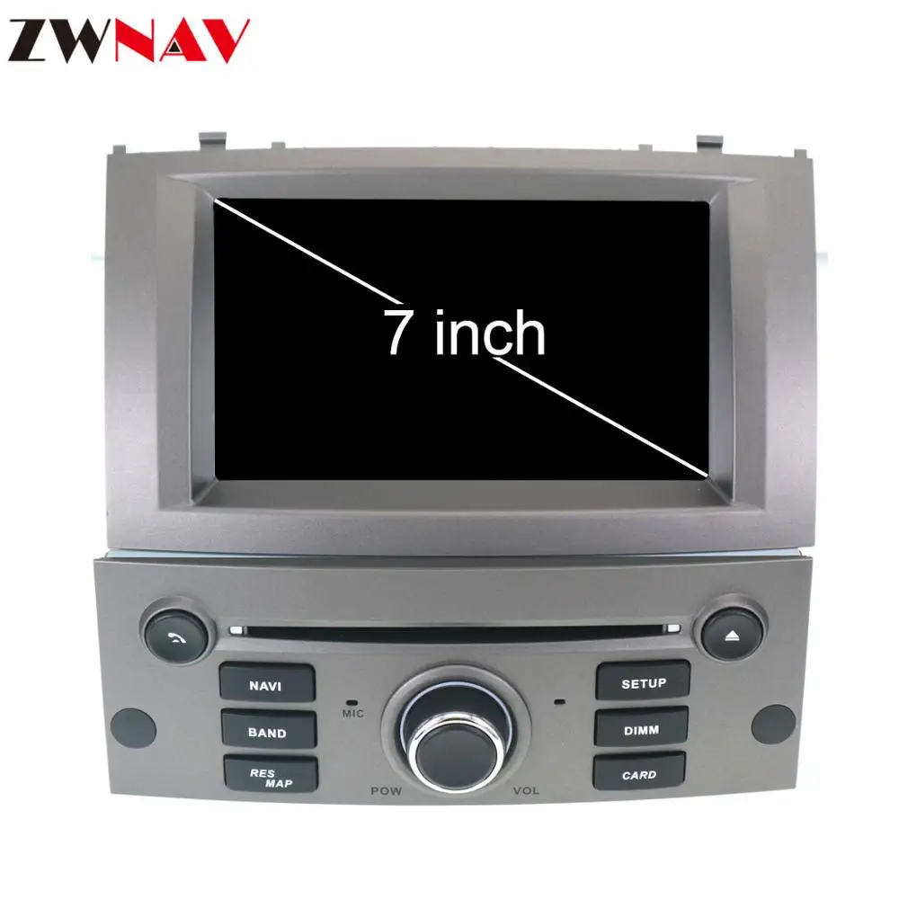 Clearance Android 9.1 Auto Glonass GPS Navi Car DVD Stereo for Peugeot 407 2004-2010 auto radio type recorder Multimedia player Head unitA 3