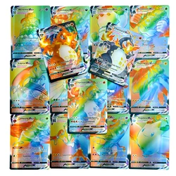 Cartes Pokemon espagnoles contenant VMAX 50V, entraîneur d'énergie, jeu de combat holographique, Collection de cartes, jouet cadeau pour enfants, 100 