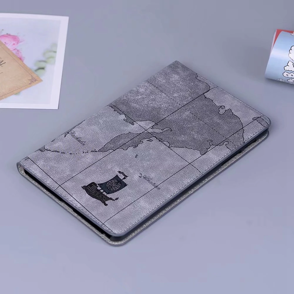Чехол для Samsung Galaxy Tab A 8,0 P200 P205 SM-P200 SM-P205 8,0 дюймов карта узор из искусственной кожи чехол-книжка чехол для планшета