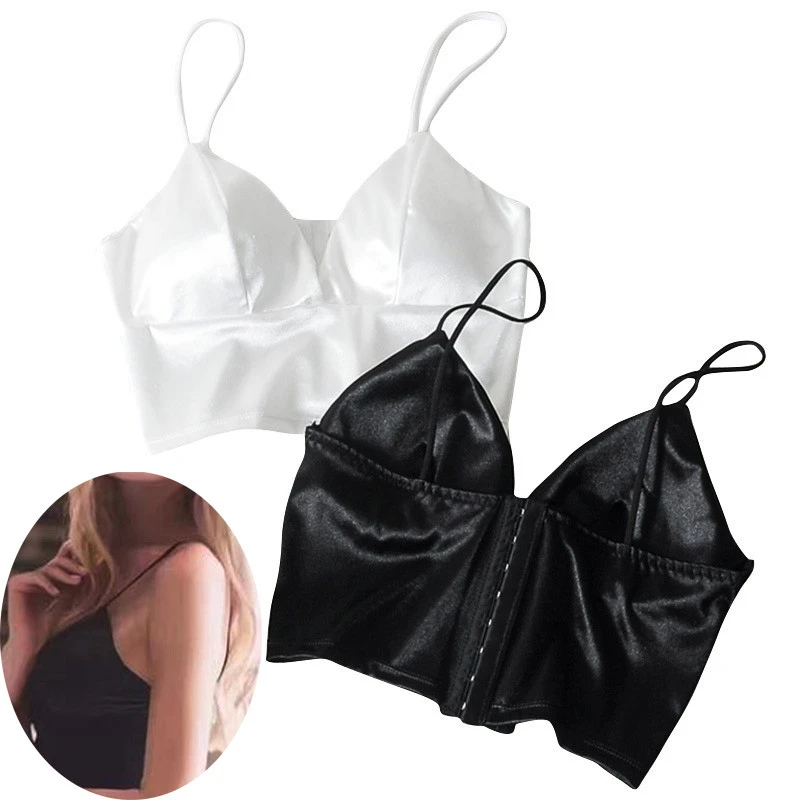 silk bralette top
