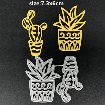 

metal cutting dies cut die mold cactus Scrapbook paper craft knife mould blade punch stencils dies
