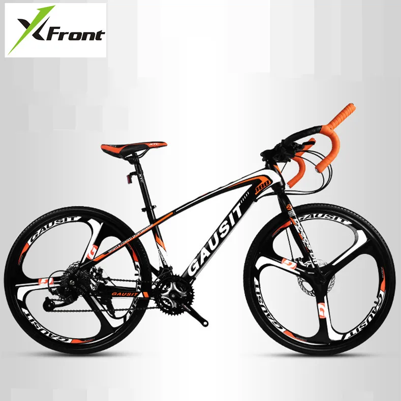 New Brand Road Bike Carbon Steel Frame Patent handlebar Cycling Racing Bicycle SHIMAN0 30 Speed Sports Disc Brake Bicicleta