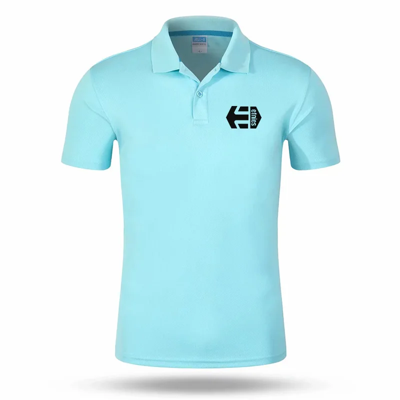 Новинка, Etnies POLO, летняя, быстросохнущая, дышащая рубашка, высокое качество, бренд Mark, рубашка поло, для спорта на открытом воздухе, мужская мода#19 - Цвет: 10
