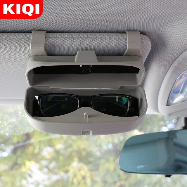 Auto Styling Sonnenbrille Halter Brillen Lagerung Box Fall für Ford