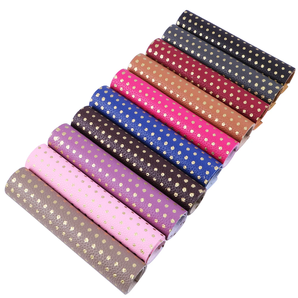 David accessories 20*33cm Lychee DotFaux искусственная кожа пэчворк для волос бант сумки чехол