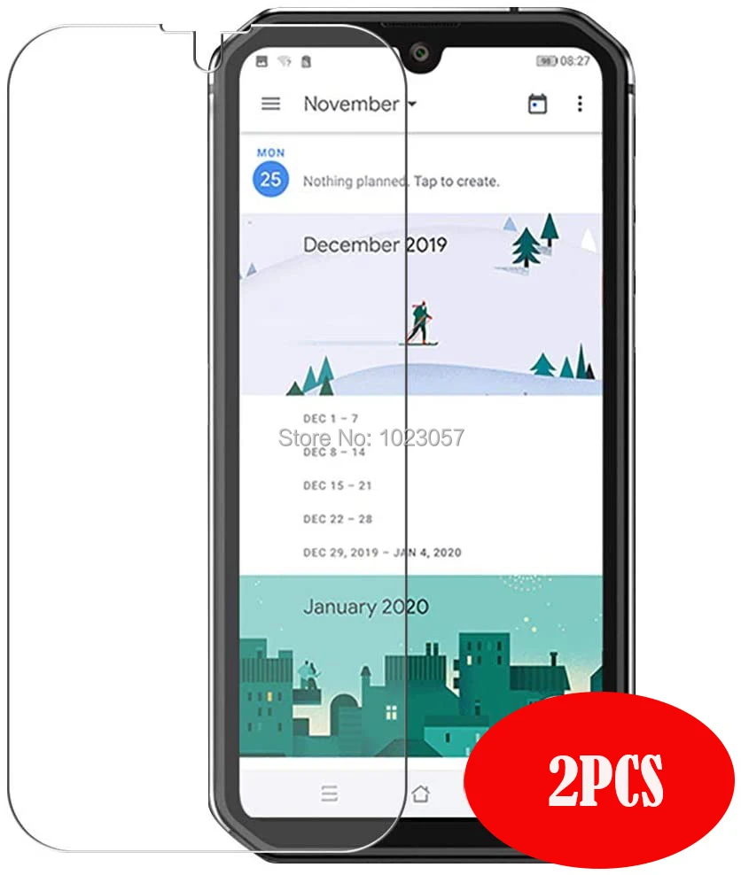 2 упаковки для Blackview BV9900 BV9800 9H 2.5D прозрачное закаленное стекло защита экрана