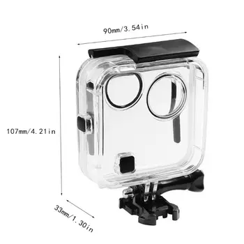 

1Set 45M Diving Waterproof Housing Case for GoPro Fusion 360 Degree Camera Underwater Box Back Door Protective Cover Shell with