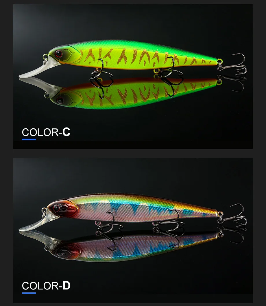 Приманка тяжелая приманка медленная Тонущая Mino Lure Long Shot стиль 14,5 см 16,5 г лазерное покрытие