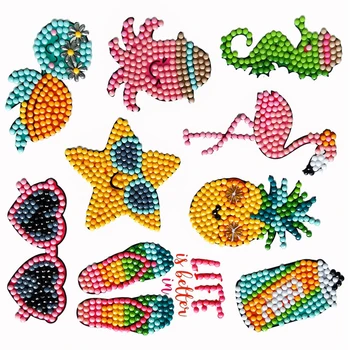 

5D Diamond Painting Kits for Kids DIY Diamond Dot Drawing Tools Crystal Mosaic Sticker by Numbers Kits Arts and Crafts Set