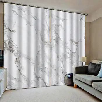 

Marble curtains Luxury Blackout 3D Window Curtains For Living Room Bedroom Decoration curtains